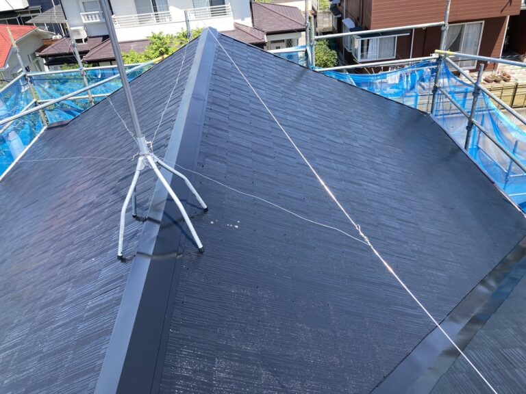 柴田町屋根塗装工事