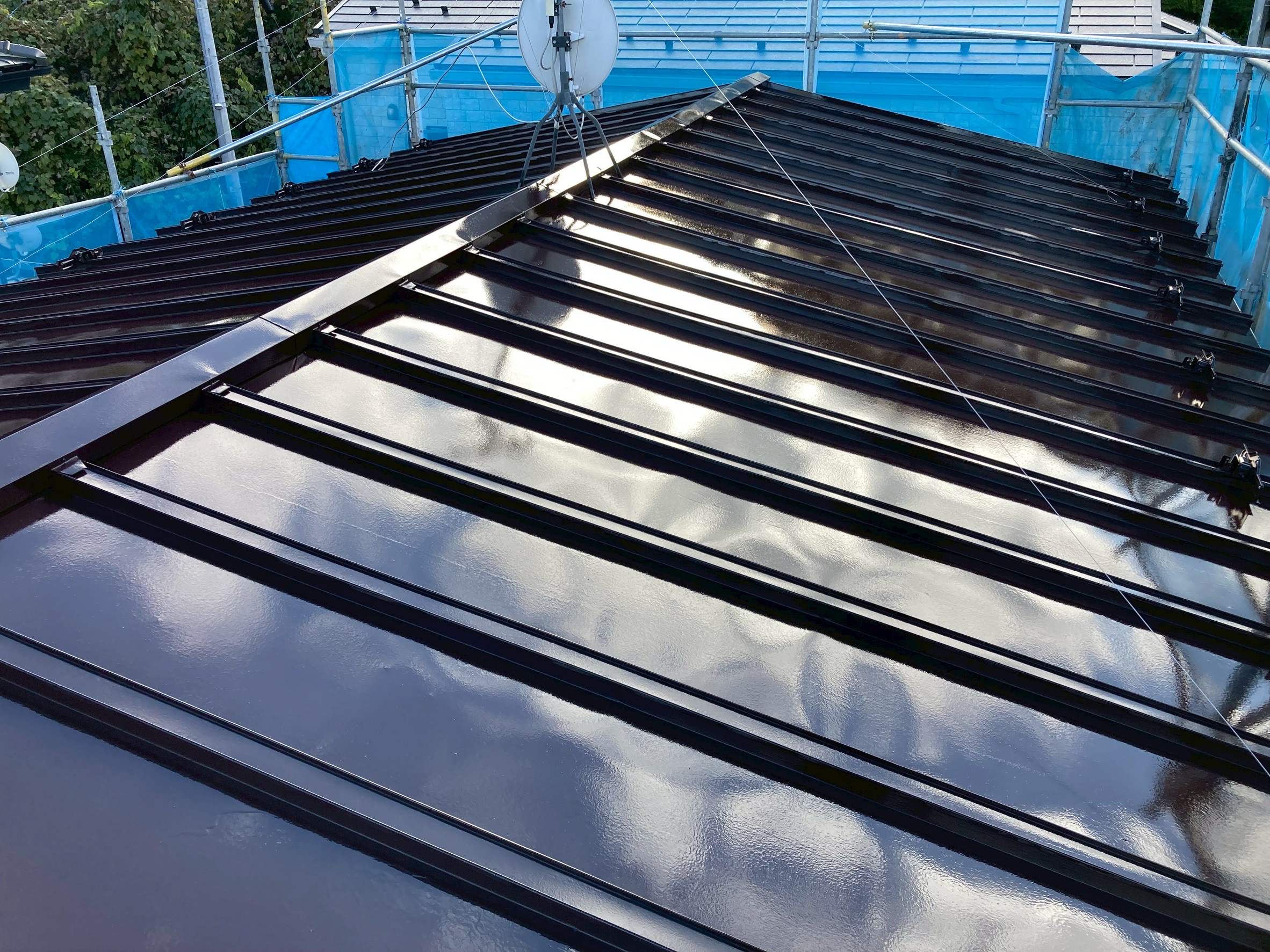 太白区屋根塗装工事