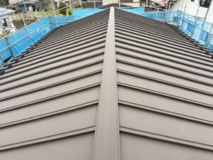 仙台市青葉区O様宅　瓦棒屋根カバールーフ工事