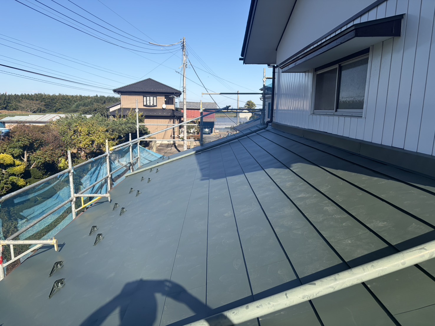 太白区屋根葺き替え工事